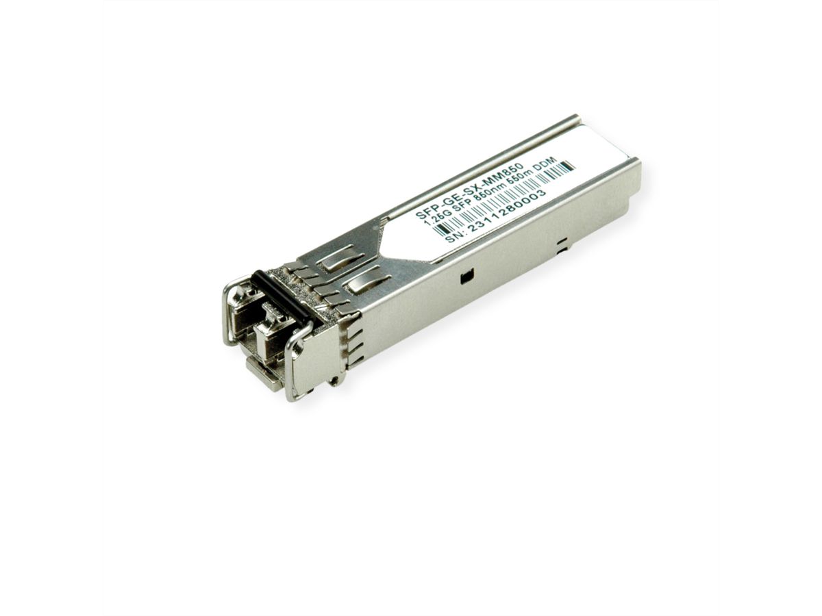 VALUE SFP-module (MiniGBIC) SX/LC, 1/1.25G, Multimode 850nm, max. 550m