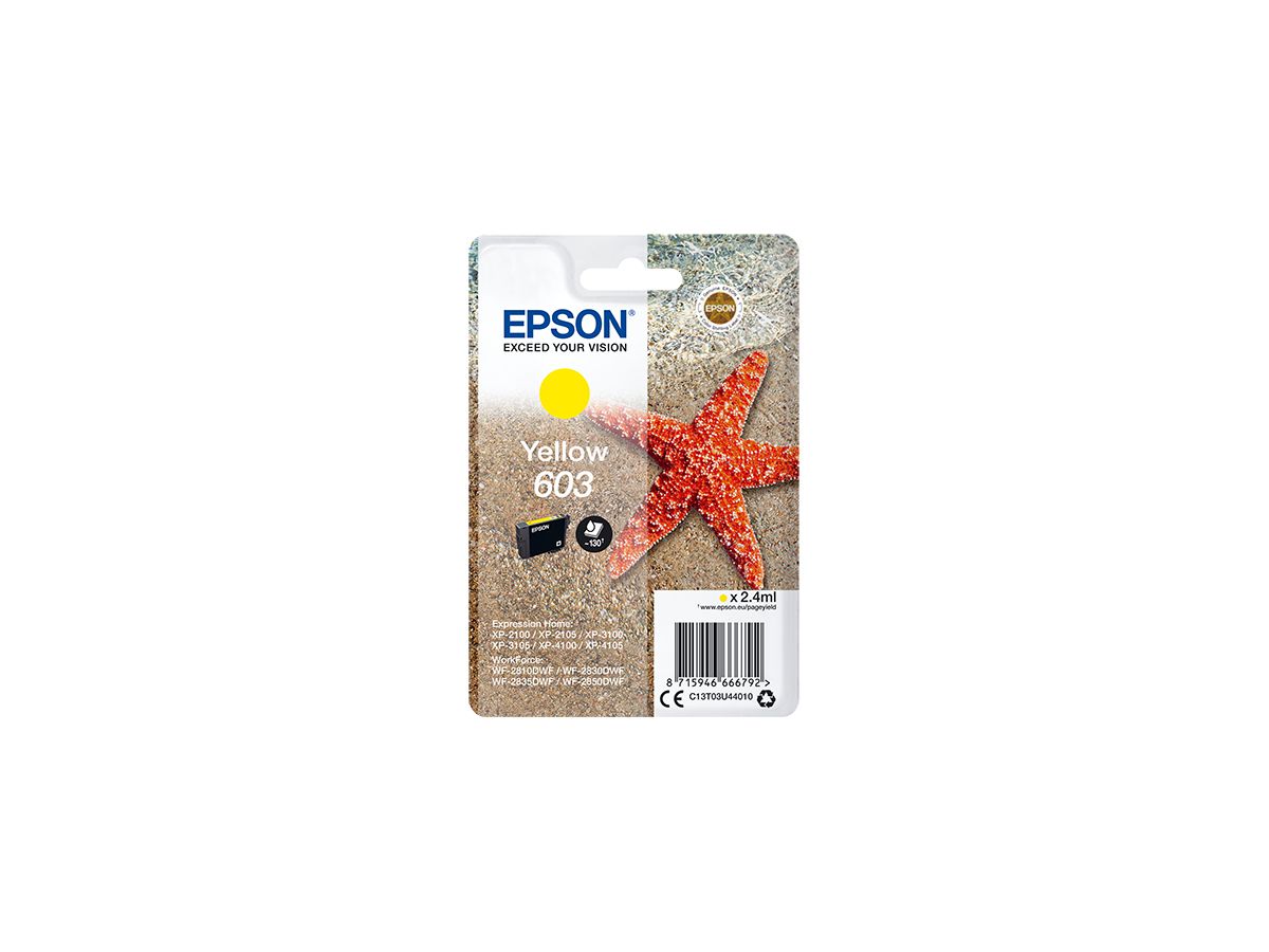 Epson C13T03U44020 ink cartridge 1 pc(s) Original Standard Yield Yellow