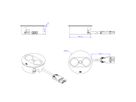 BACHMANN TWIST 2 1xUTE 1xUSB A/C 22W 0.2m GST18 silver round