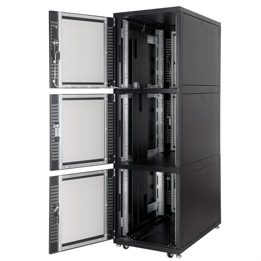 ROLINE colocation-kast 42HE 800x1000 mm, 2 compartimenten, zwart