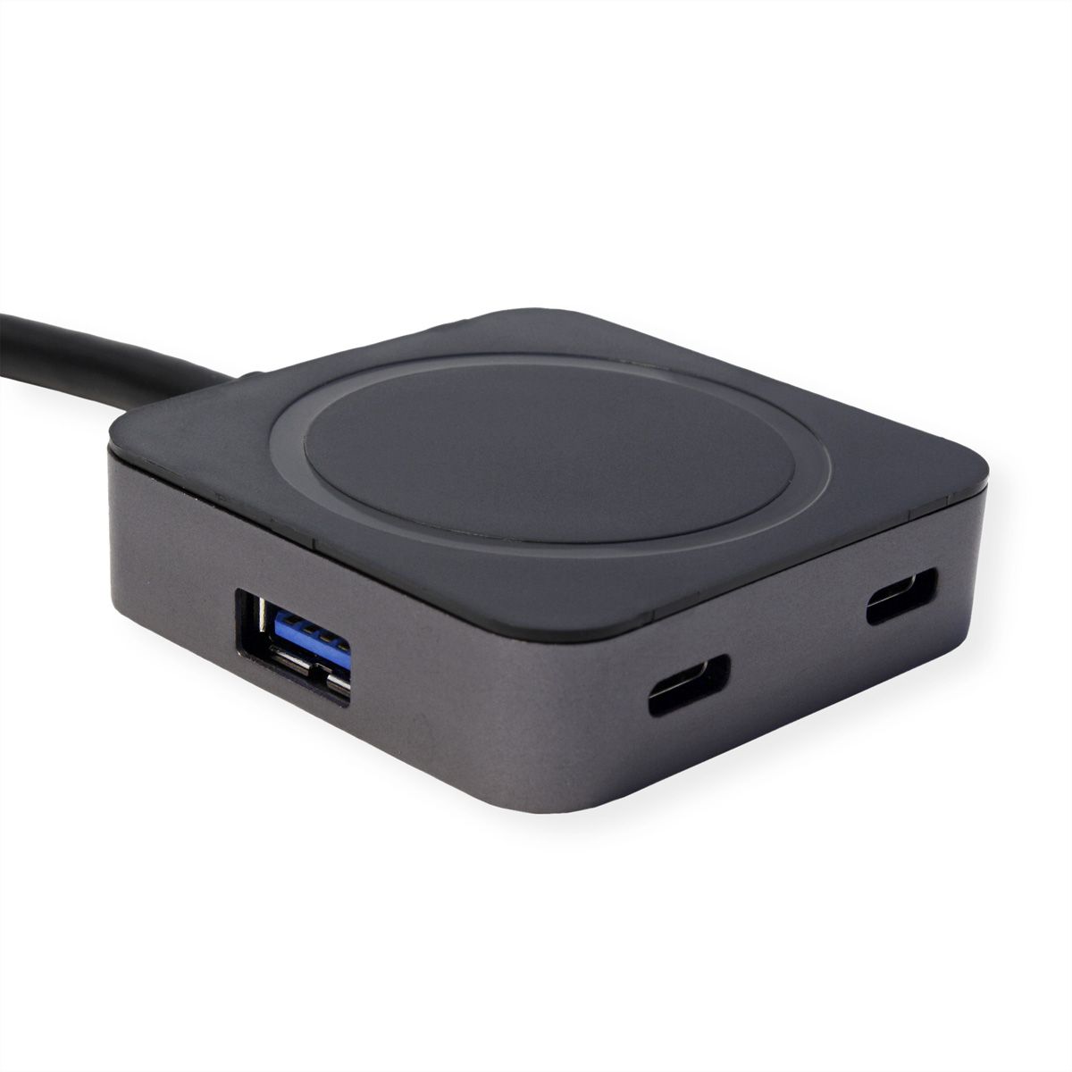 VALUE USB 3.2 Gen 1 Hub, 4 poorten (2x USB-A + 2x USB-C), met verlengkabel, 5 m