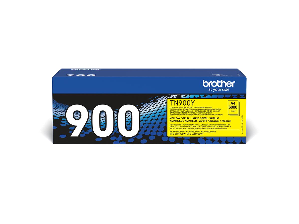 Brother TN-900Y tonercartridge 1 stuk(s) Origineel Geel