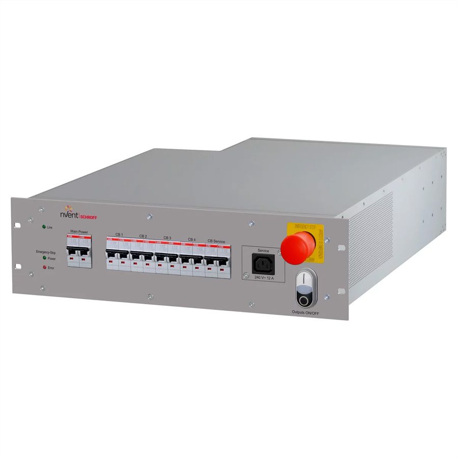 SCHROFF Rack Safety Plus, 3 U, 208 / 240 V AC, EMC Filter