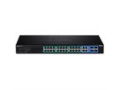 TRENDnet TPE-5028WS gemanaged Gigabit Ethernet (10/100/1000), Energie Über Ethernet (PoE), 1U