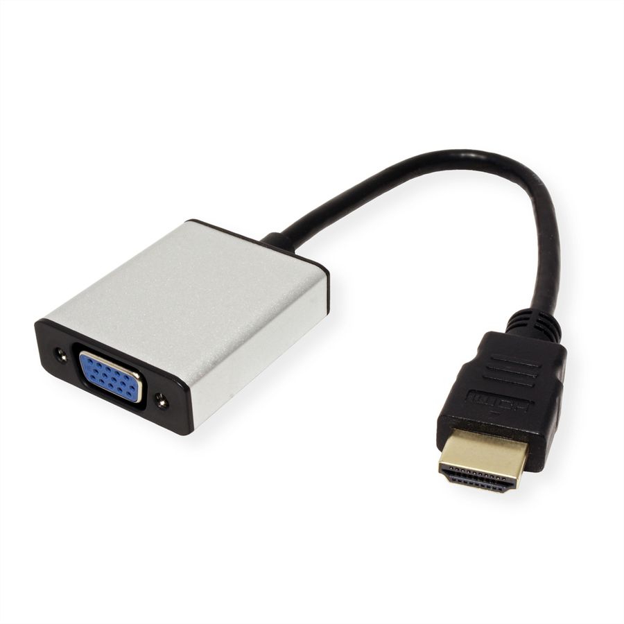 VALUE adapterkabel HDMI naar VGA+3,5 mm audio (stereo)