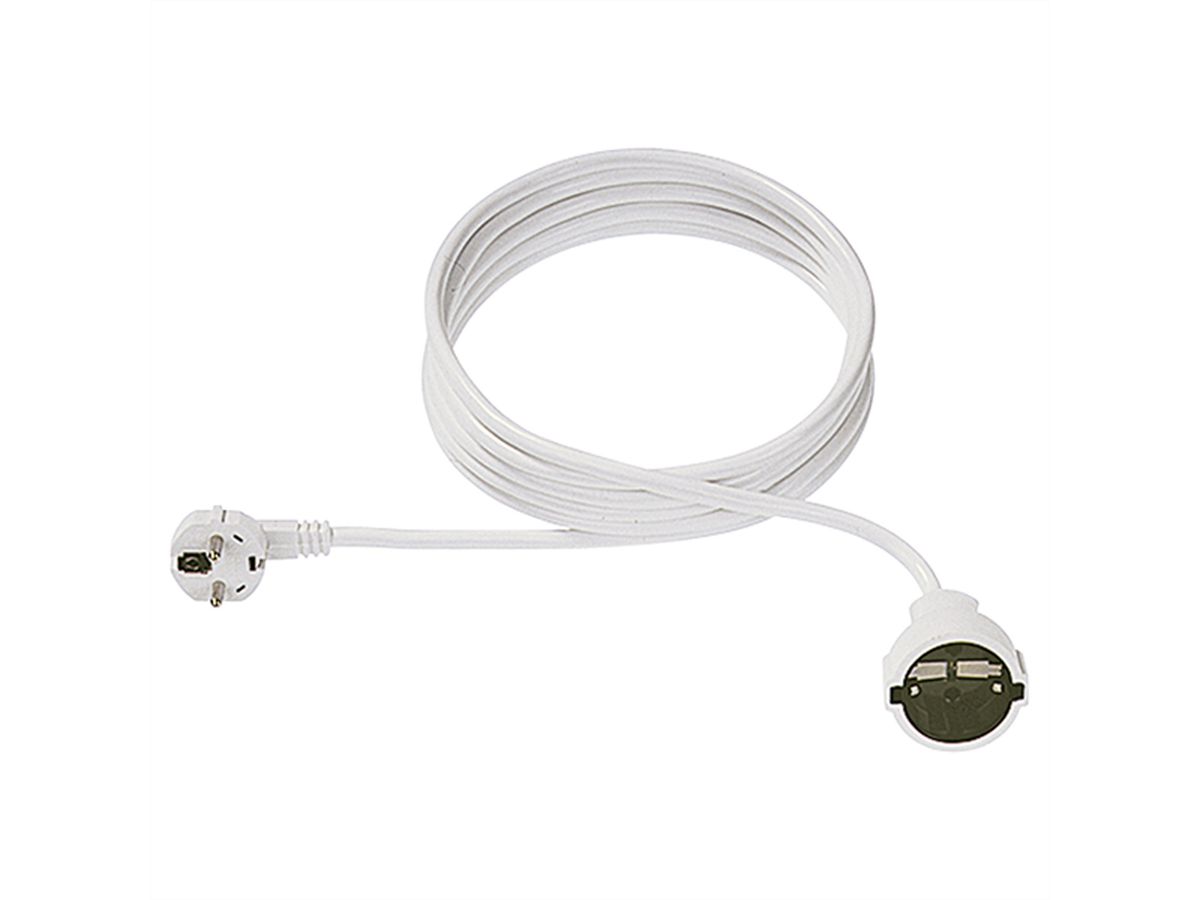 BACHMANN Verleng kabel, Beschermcontact 230V 4m wit