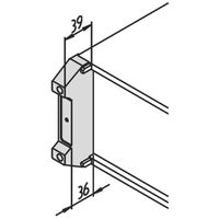 SCHROFF PropacPRO voet voor achterkap, zwart, 4 HE
