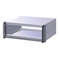 SCHROFF RatiopacPRO AIR 19" Rack Mount Case, Retrofittable Shielding With Handles, 6/7 U, 84 HP, 375 mm