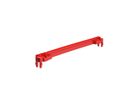 SCHROFF Guide Rail Accessory Type, PC, 220 mm, 2 mm Groove Width, Red, 10 Pieces