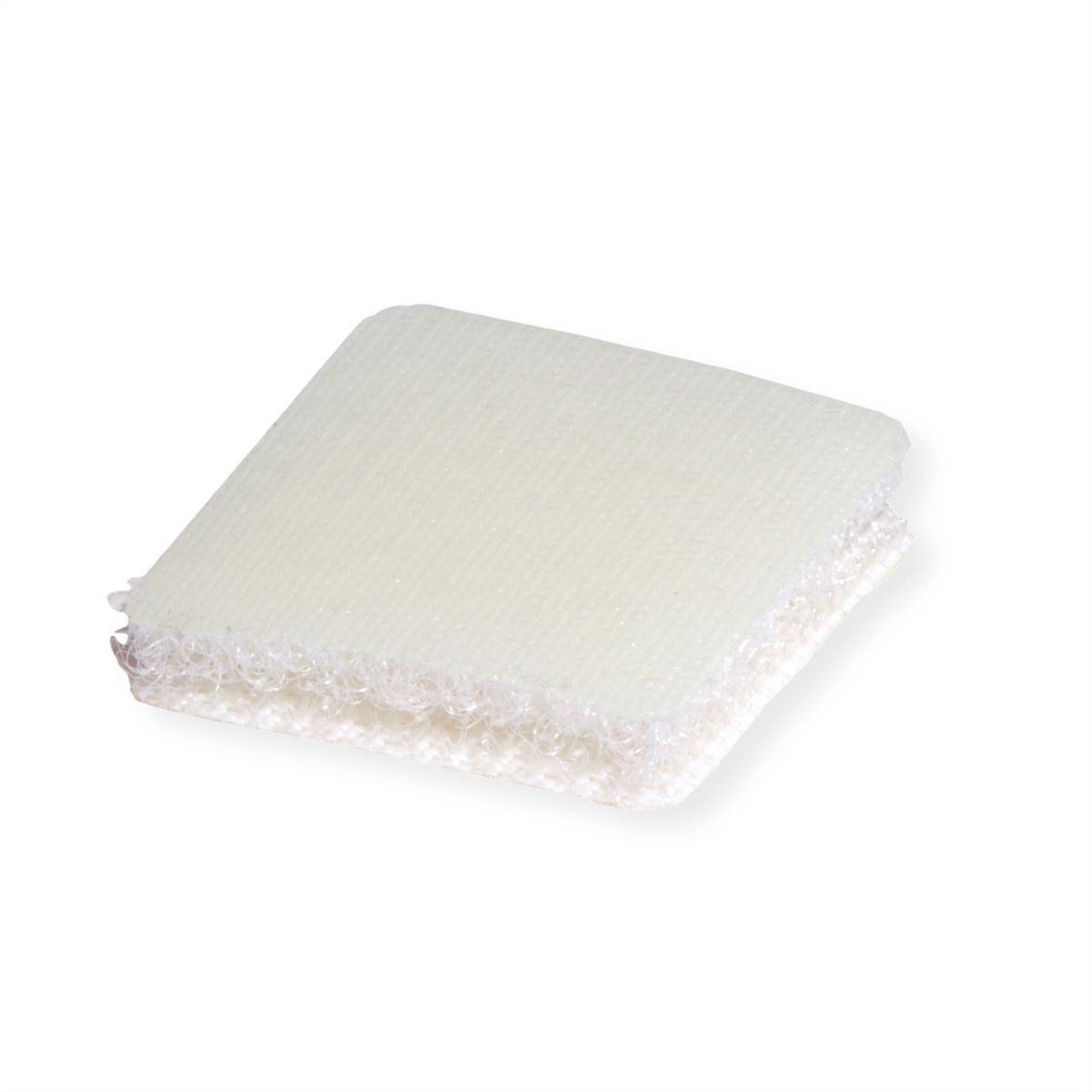VELCRO® zelfklevende klittenband met haken en lussen 25 mm x 25 mm x 24 sets wit