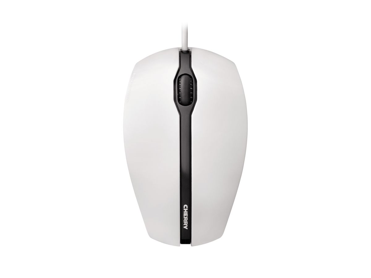 CHERRY GENTIX CORDED MOUSE, Pale Grey, USB