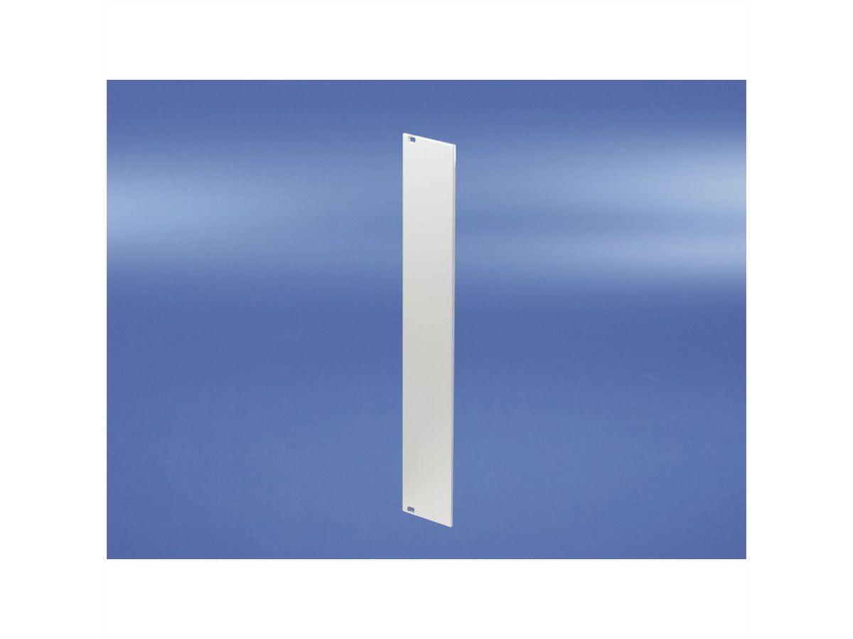 SCHROFF Front Panel, Unshielded, 6 U, 8 HP, 2.5 mm, Al, Anodized, Untreated Edges