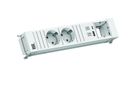 BACHMANN POWER FRAME 2xCEE7/3 1xCM 1xUSB A/C 22W 0,2m GST18 ws
