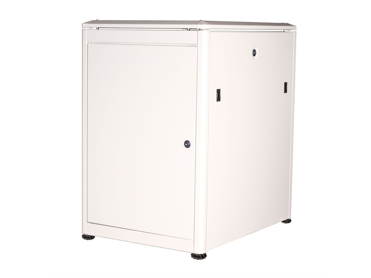 ROLINE 19-inch Network Cabinet Pro 16 U, 600x800 WxD glass door grey