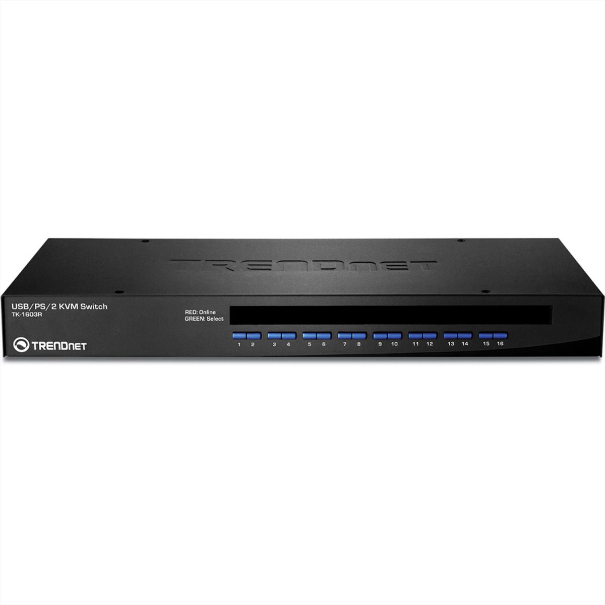 TRENDnet TK-1603R KVM-switch 16-poorts USB/PS/2 Rack Mount
