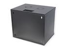 ROLINE 19-inch wandbehuizing Basic 9 U , 540x400 BxD Bouwpakket zwart
