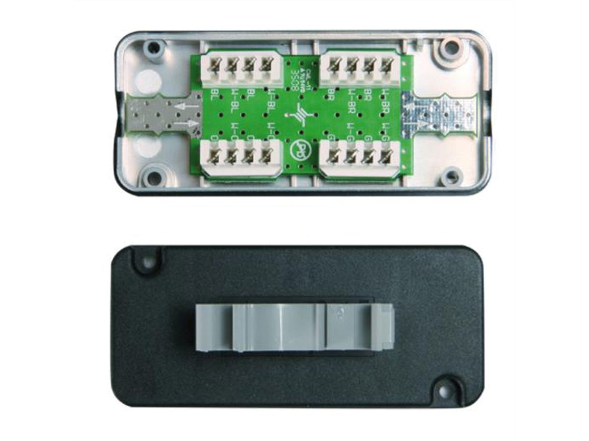 TELEGÄRTNER aansluitmodule Cat.7A (klasse FA) voor draagrails