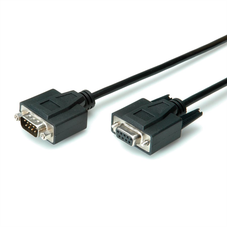 VALUE RS232 Kabel DB9 M/F, 1 m