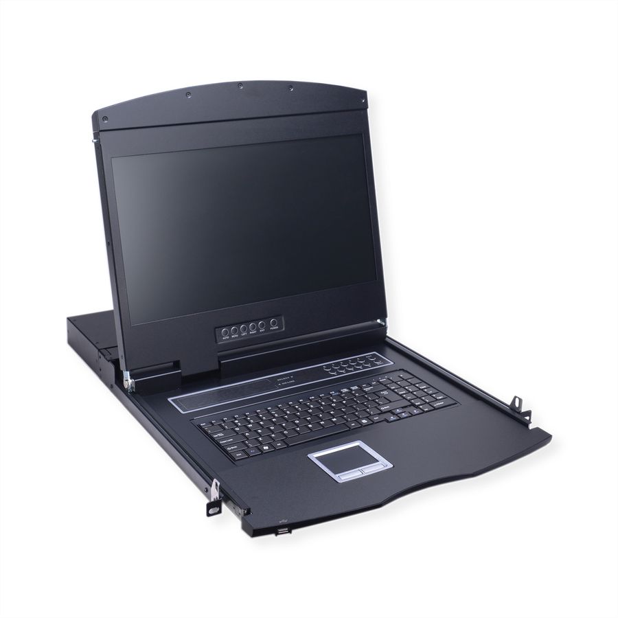 VALUE 19" KVM-switch, 8-poorts, 48 ​​cm (19") TFT (16:9), VGA, USB, FR-Layout