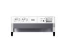 BACHMANN DESK2 ALU WIT 2xCEE7/3 1xCM 1xUSB A/C 22W 0,2m GST18