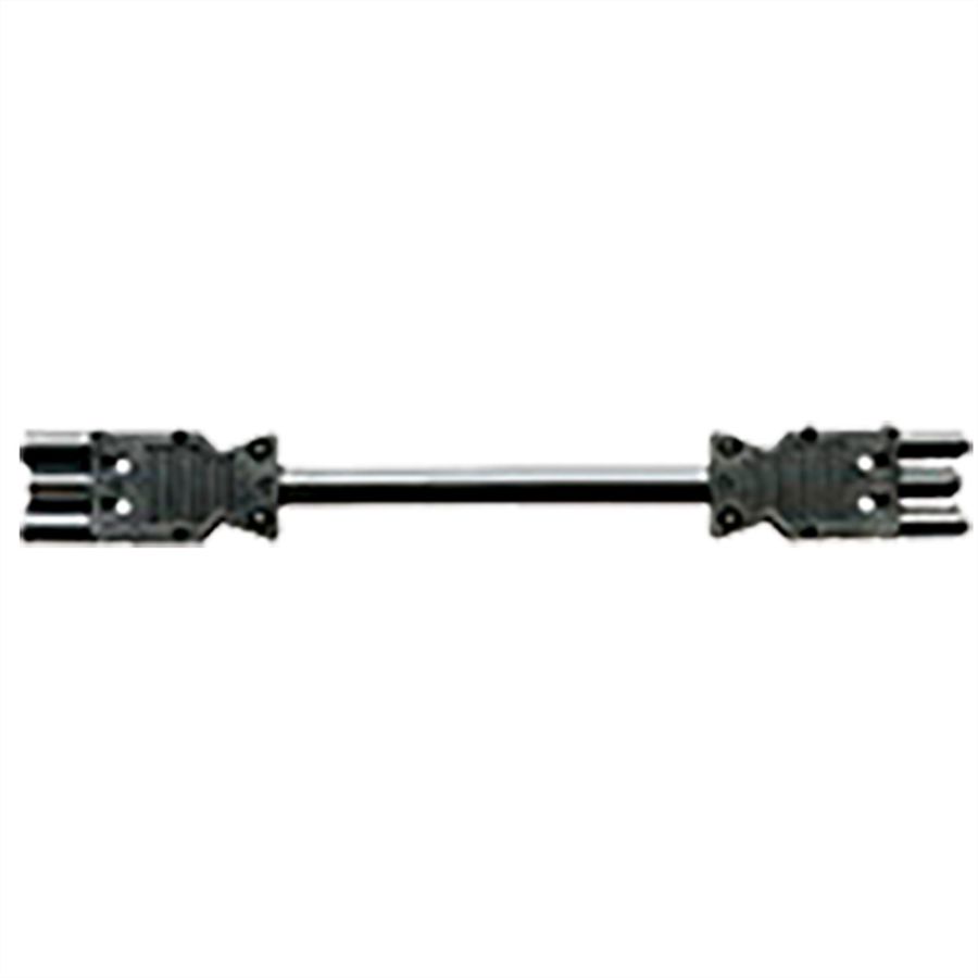 BACHMANN apparaatverlenging GST18-3 male/female  , zwart, 1,5 m