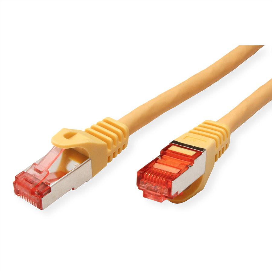 ROLINE patchkabel Cat.6 S/FTP (PiMF), componentniveau, LSOH, geel, 0,3 m