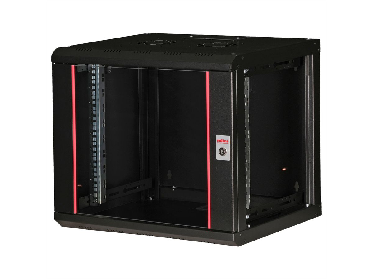 ROLINE 19-inch wandbehuizing Pro 9 U, 600x450 BxD zwart