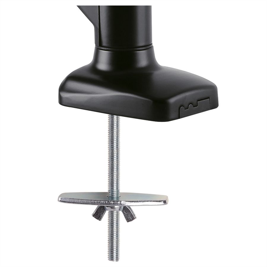 VALUE LCD Monitor Stand Pneumatic, Desk Clamp, Pivot, 5 Joints, black