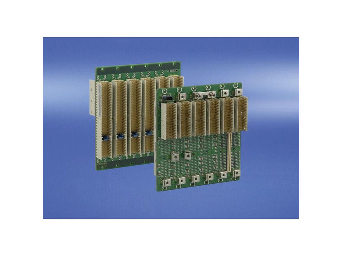 SCHROFF CPCI Backplane, System Slot Right, 6 U, 5 Slot, 64-Bit, 5 V VI/O
