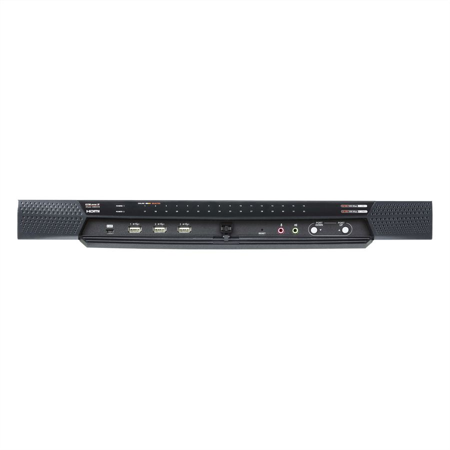 ATEN KN8032VB 32-Port Multi Interface Cat 5 KVM over IP Switch 1 Lokaal 8 Remote Access