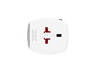 Skross MUV USB 2A Universal 2-pole Travel Adapter, worldwide