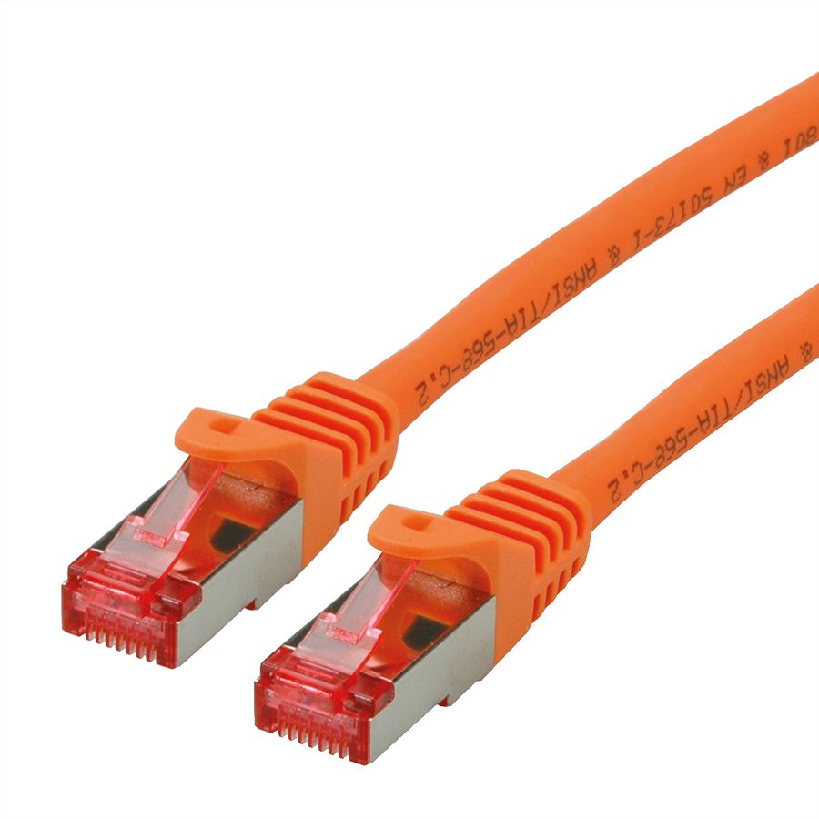ROLINE patchkabel Cat.6 S/FTP (PiMF), componentniveau, LSOH, oranje, 1,5 m