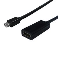 STANDARD Mini DisplayPort-HDMI Adapter, v1.2, Mini DP ST - HDMI BU