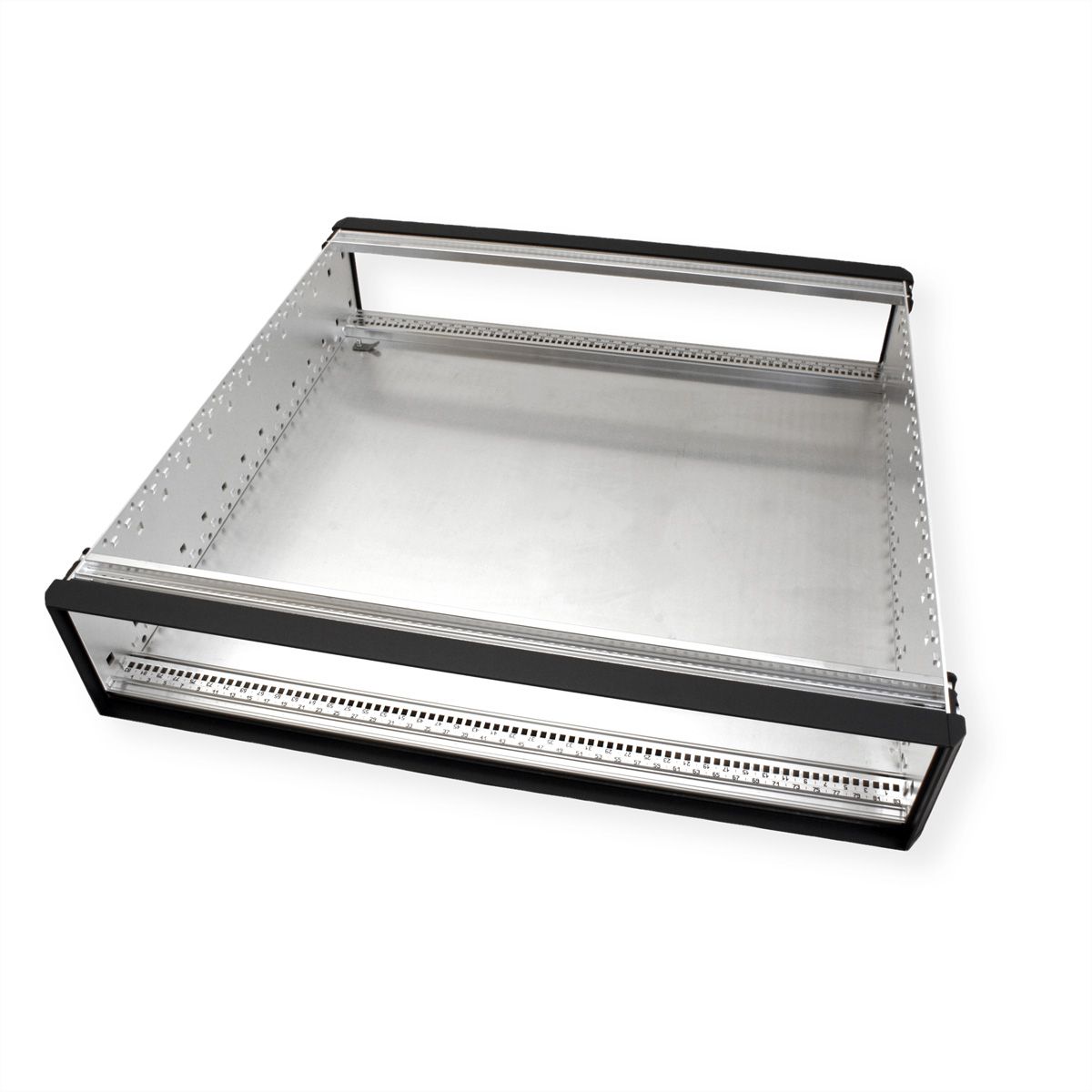 SCHROFF RatiopacPRO, Desktop Case, Retrofittable Shielding, Front Trim, 2 U, 84 HP, 435 mm