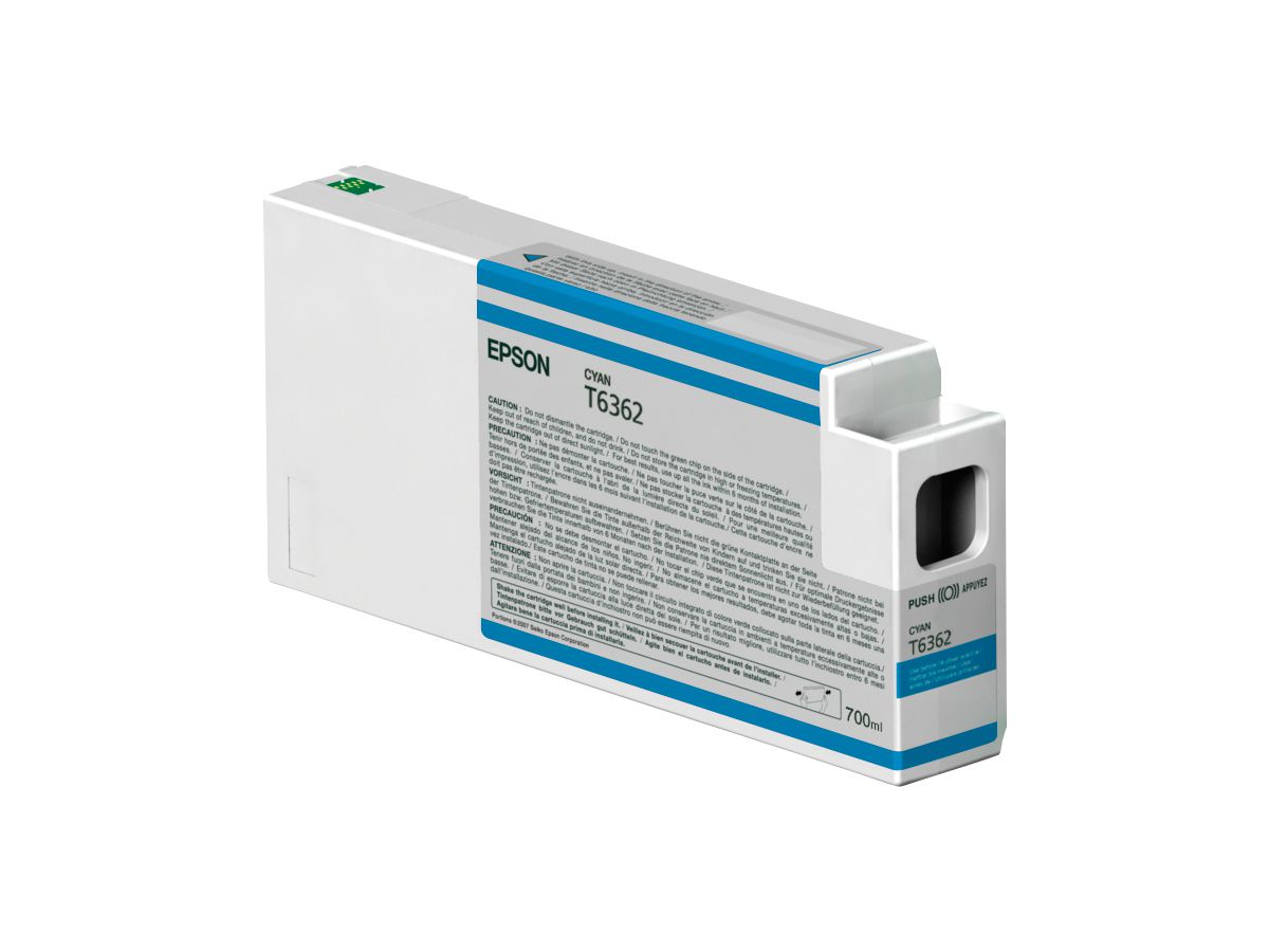 Epson Singlepack Cyan T636200 UltraChrome HDR 700 ml ink cartridge