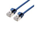 ROLINE F/UTP DataCenter Patchkabel Cat.6A (Class EA), LSOH, extra dun, blauw, 3 m
