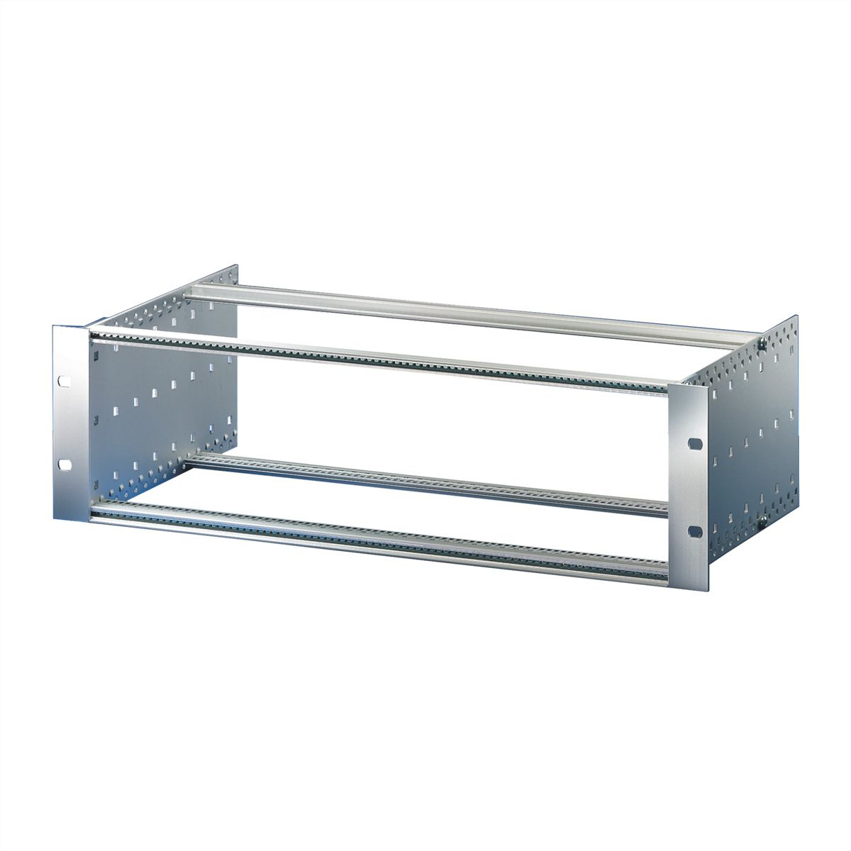 SCHROFF EuropacPRO 19" moduledrager voor backplane, zwaar, achteraf afschermend, 6 HE, 235 mm