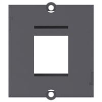 BACHMANN custom module frame 1x Keystone, black