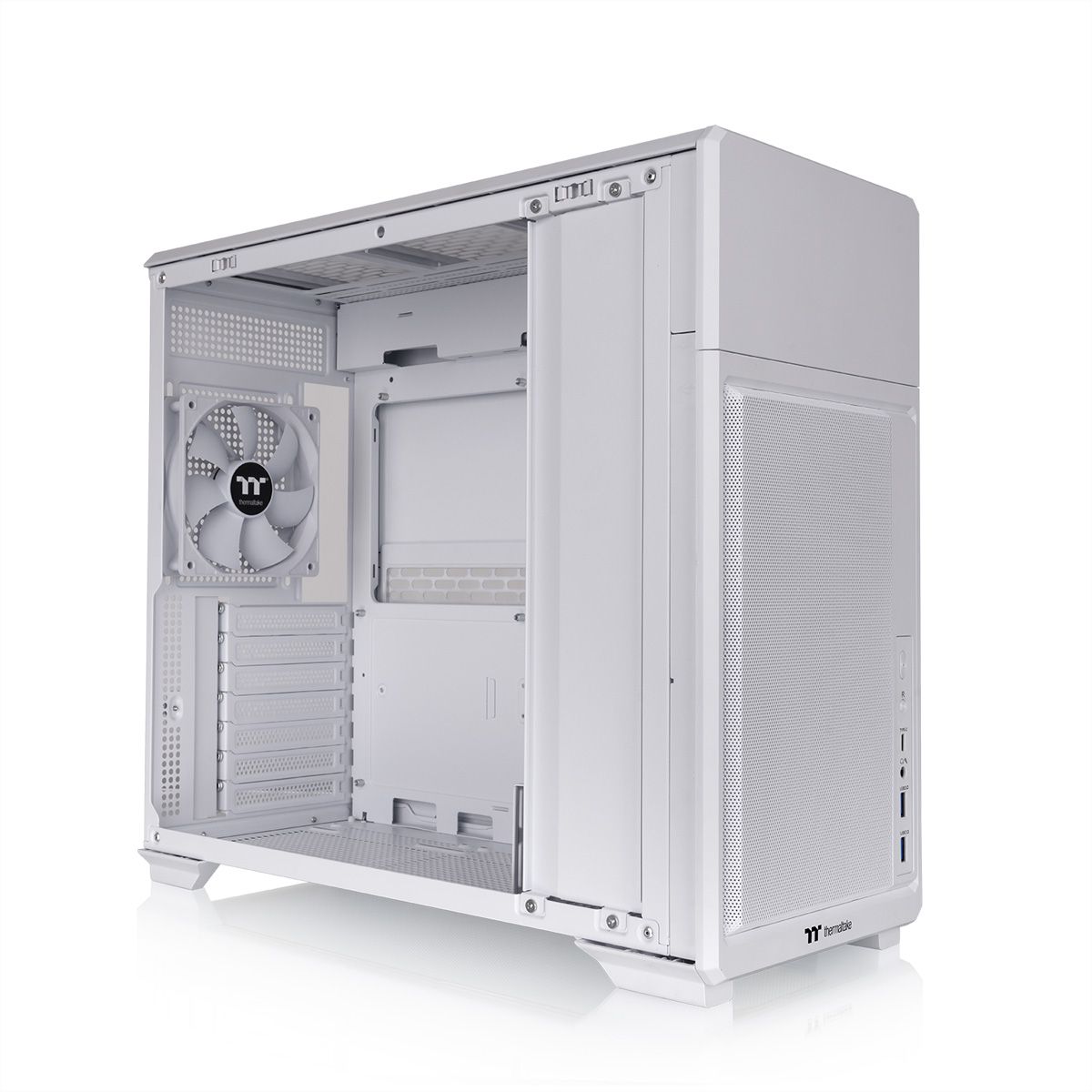 Thermaltake TR300 TG Mid Tower Case, Snow White