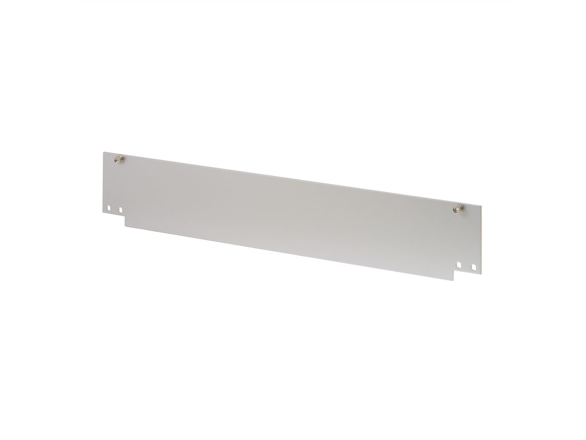 SCHROFF Inpac voorpaneel met bodemplaat, 2 HE, 2,5 mm, Al, geanodiseerd, onbehandelde randen