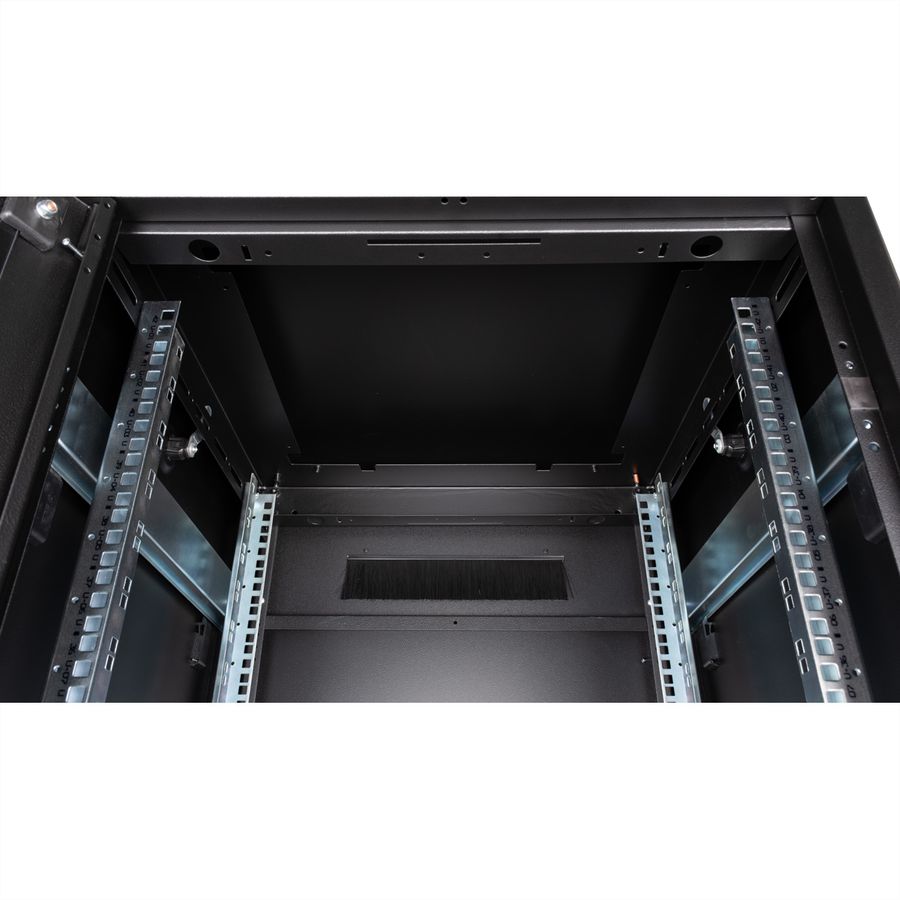 ROLINE 19-inch Network Cabinet Pro 42 U, 600x600 WxD Glass door black