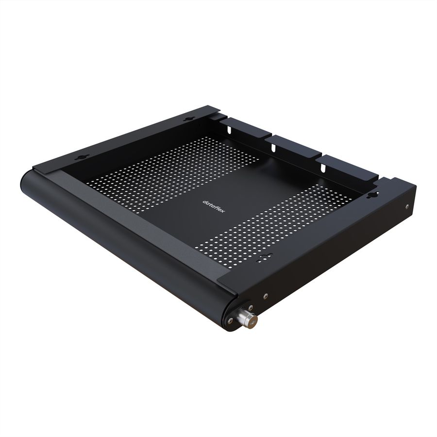 DATAFLEX Addit laptop security drawer, 623, for laptops, tablets, or smartphones, black