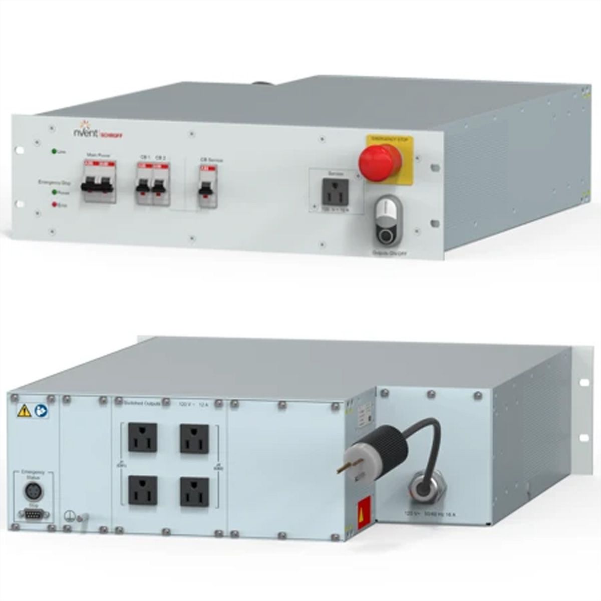 SCHROFF Rack Safety Plus, 3 U, 120 V AC - SECOMP Nederland GmbH