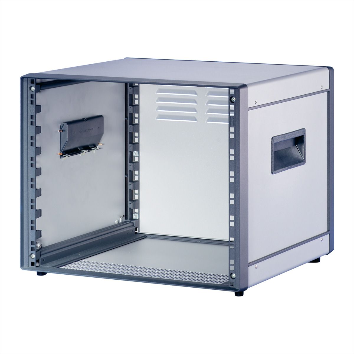 SCHROFF Comptec 19" Desktop Case, Unshielded, Alu Cover, 12 U, 84 HP, 500 mm