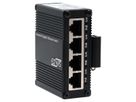 EXSYS EX-62021PoE-P 5-Port Industrial Gigabit Micro Switch mit Pass-Through, unmanaged