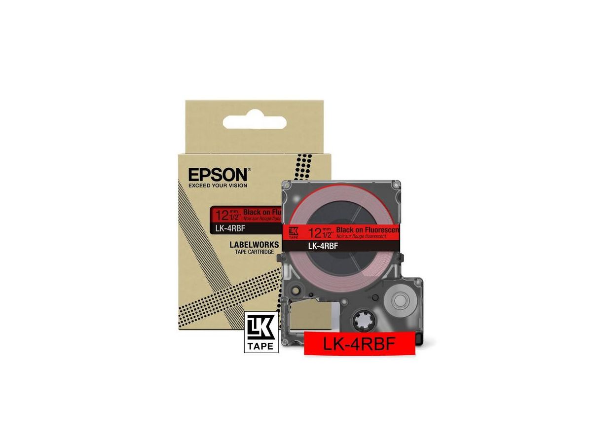 Epson LK-4RBF Zwart, Rood