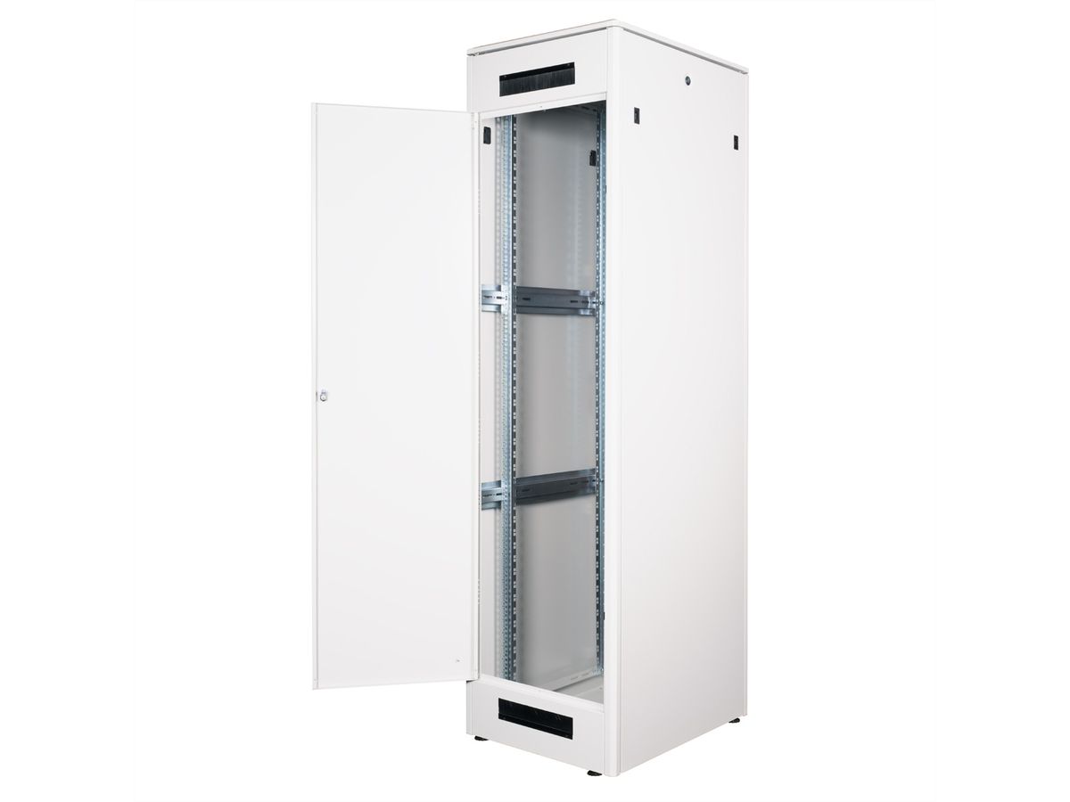ROLINE 19-inch Network Cabinet Pro 47 U, 600x800 WxD glass door grey