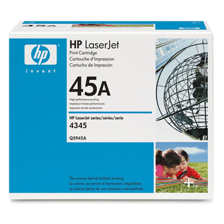 Q5945A, HP LaserJet toner zwart, ca. 18.000 pagina´s voor 4345mfp , 4345xs mfp , 4345x mfp , 4345xm mfp , M4345 MFP , M4345x MFP , M4345xs