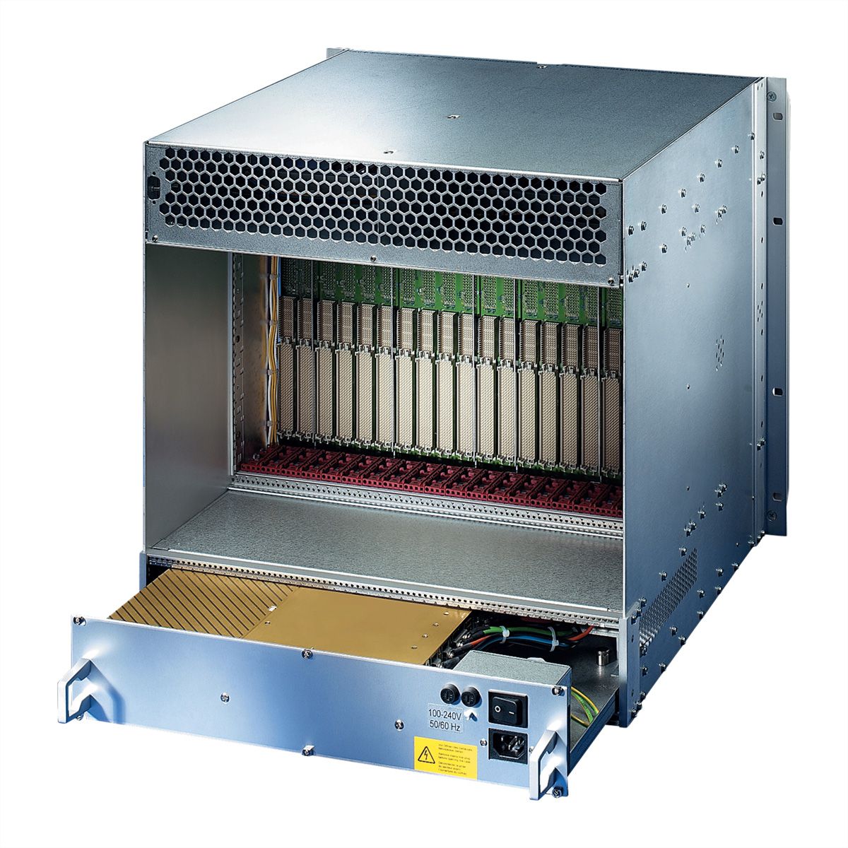 SCHROFF VME64x System, 10 U, 21 Slot, 2 Open Frame PSUs