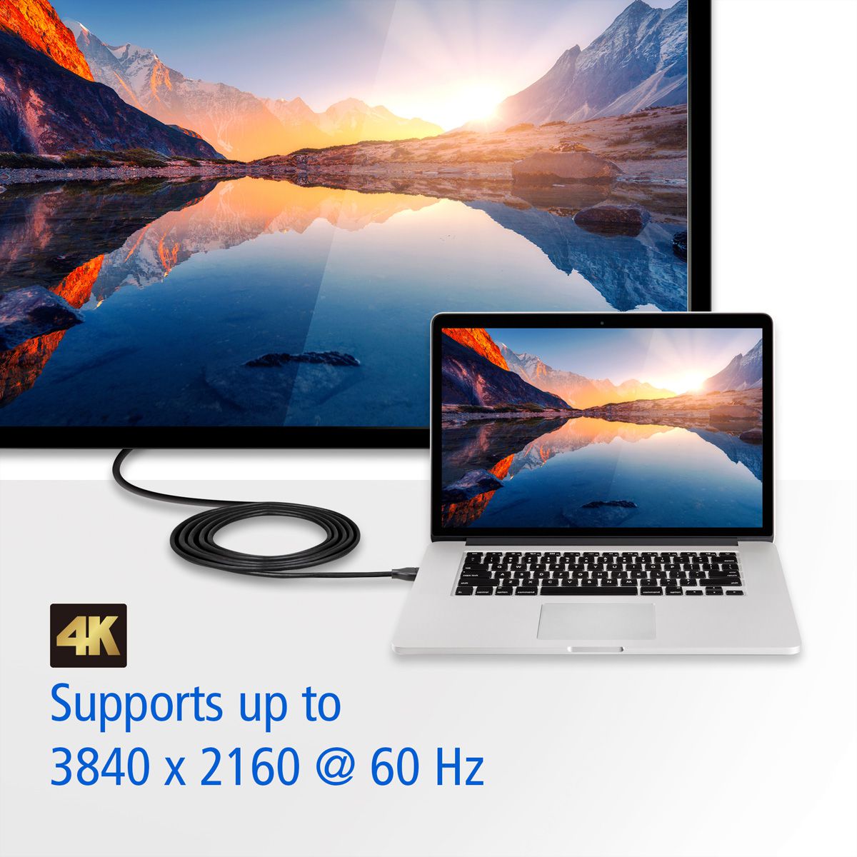 ATEN UC3238 USB-C to 4K HDMI Kabel, 2,7 m